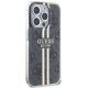 4. Etui Guess IML 4G Gold Stripe na iPhone 15 Pro - czarne