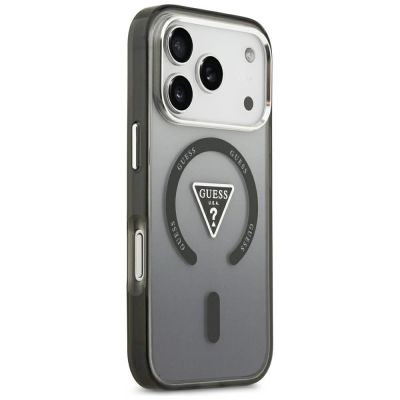 4. Etui Guess IML Gradient Triangle Logo MagSafe na iPhone 18 Pro Max / 17 Pro Max - czarne