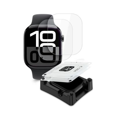 2. Folia hydrożelowa Tech-Protect Supreme Set 2-pack na Apple Watch 10 46 mm - przezroczysta