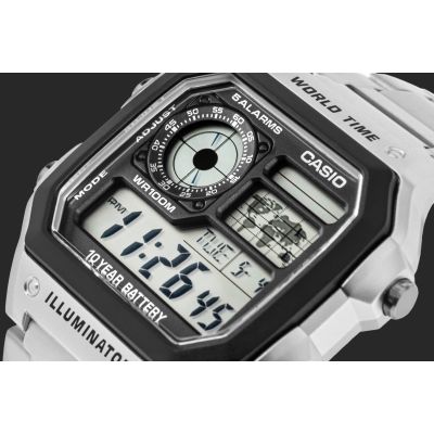 4. Zegarek Męski CASIO AE-1200WHD-1AVEF + BOX