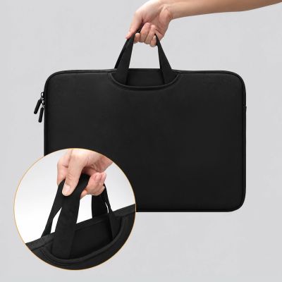 3. Torba na laptop Wozinsky WNT-17B 17.3" z chowaną rączką neoprenowa - czarna