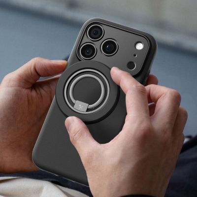 11. Etui AMAZINGTHING Glamour AllSkin na iPhone 18 Pro Max z osłoną aparatu kompatybilne z MagSafe - czarne