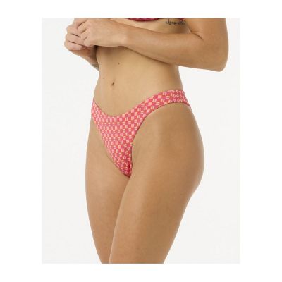 2. Majtki kąpielowe RIP CURL Shell Cove High Leg Cheeky czerwone