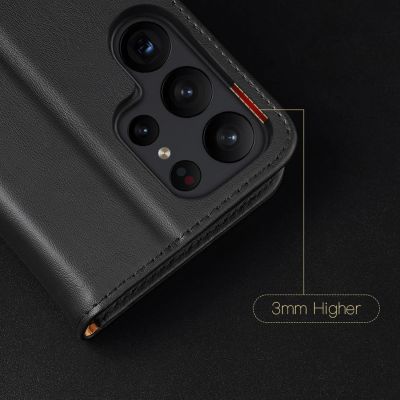 21. Dux Ducis Hivo etui Samsung Galaxy S23+ pokrowiec z klapką portfel podstawka blokada RFID brązowe