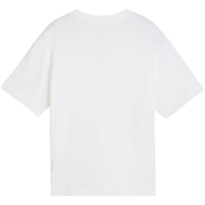 3. Koszulka dla dzieci Puma Ess Centered Cat Logo Boxy Tee biała 685131 02