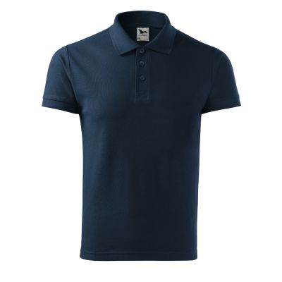 3. Koszulka polo Malfini Cotton M MLI-21202 granatowy