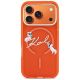 3. Etui Karl Lagerfeld IML Choupettes Karl  Script Logo MagSafe na iPhone 17 Pro Max - pomarańczowe