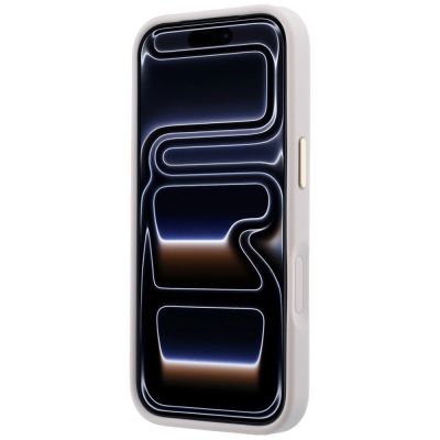 5. Etui Guess Stripe Peony 4G Logo MagSafe na iPhone 17 Pro Max / 18 Pro Max - różowe