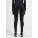 Legginsy damskie Odlo Tights ZEROWEIGHT PRINT REFLECTIVE czarne   M