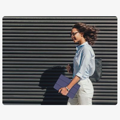 10. Etui TechProtect SmartCase na Samsung Galaxy Tab A9 / A11 8.7 X110 / X115 / X133 / X135 - granatowe