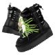 21. Buty damskie zimowe D.Franklin [DFSH371007-BLAC]