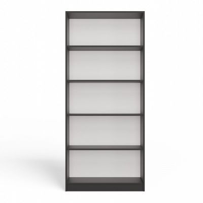 2. REGAŁ NA KSIĄŻKI 80 CM ANTRACYT