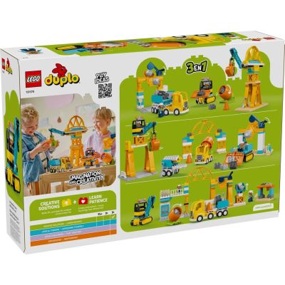 2. LEGO DUPLO TOWN 3w1 10476 Plac budowy i pojazdy
