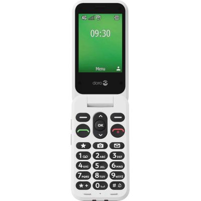 4. Doro Leva E30 7,11 cm (2.8") 142,7 g Czerwony, Biały Telefon funkcjonalny