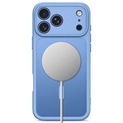 3. Etui Tech-Protect BasicMag MagSafe na iPhone 17 Pro / 18 Pro - jasnoniebieskie matowe