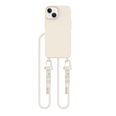 Etui Tech-Protect MagNecklace MagSafe na iPhone 15 - beżowe