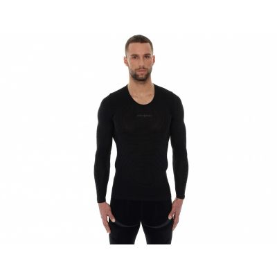 Koszulka termoaktywna Brubeck Base Layer Top Long Slave LS10850 grafitowa
