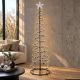 6. CHOINKA DEKORACYJNA 756LED WATERFALL 210CM BLACK