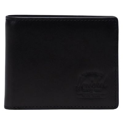 Herschel Hank Leather RFID Wallet 11151-00001 Czarne One size