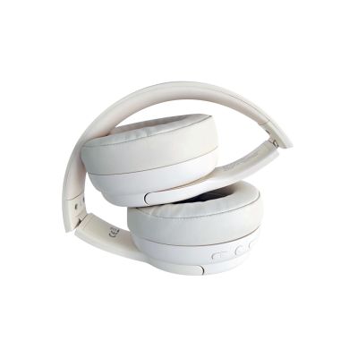 3. Conceptronic PARRIS03C słuchawki/zestaw słuchawkowy Przewodowy i Bezprzewodowy Opaska na głowę Muzyka Bluetooth Kremowy