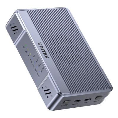 9. Unitek obudowa 2x M.2 20 Gb/s  RAID0, RAID1 + klonowanie