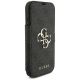 4. Etui Guess Book 4G Metal Logo na iPhone 17 Pro - czarne