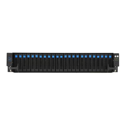 4. Platforma Asus Rack (2U) RS520A-E12-RS24U AMD Epyc 9004 (24x NVMe, 2xGPU, 2x1Gbe, IPMI, 1+1 1600W)