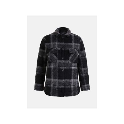 Kurtka  Peak Performance W Kelly Wool Shirt Jkt czarny
