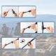 6. Kijek trekkingowy Qunature nordic walking aluminiowy 110 - 130 cm 1 szt. - fioletowy