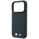 6. Etui BMW M Quadrille Kevlar Metal Logo MagSafe na iPhone 17 Pro / 18 Pro -  granatowe
