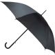 2. PARASOL DŁUGI PÓŁAUTOMATYCZNY Z ZAWIJANĄ RĄCZKĄ CZARNY SEMI LINE