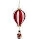 2. BOMBKA SZKLANA FORMÓWKA BALON Z MIKOŁAJEM SASKA GIFT & DECOR
