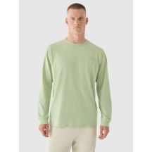 Longsleeve oversize z nadrukiem męski 4F 4FRAW24TLONM502-44S