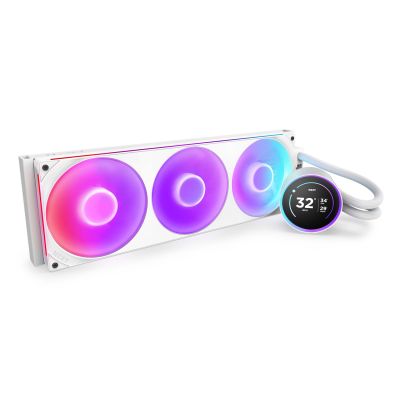 4. NZXT Kraken Elite 420 RGB Procesor Chłodnica cieczy all-in-one 14 cm Biały 1 szt.