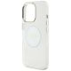 6. Etui Guess IML Metal Colored Circle Classic Logo MagSafe na iPhone 16 Pro Max - białe