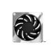 2. Alphacool Apex Stealth Metall Obudowa komputera Wentylator 12 cm Chrom 1 szt.