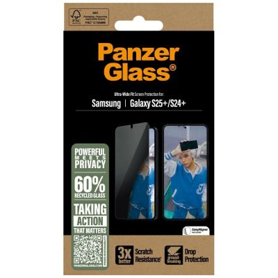 4. Szkło prywatyzujące PanzerGlass Ultra-Wide Fit do Samsung Galaxy S25+