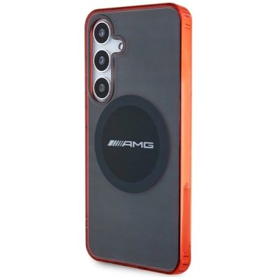 2. Etui AMG Transparent Bicolor MagSafe na Samsung Galaxy S24 - czarne