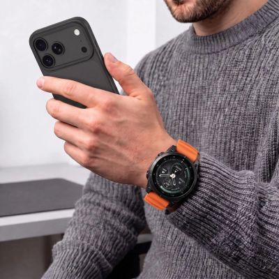9. Pasek Tech-Protect Motion na Garmin Fenix 5X / 5X Plus / 6X / 6X Pro / 7X / 8 / 8 Pro / 9 / 9 Pro (47 mm) - pomarańczowy