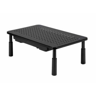 4. GEMBIRD REGULOWANA PODSTAWKA POD MONITOR Z SZUFLADĄ (PROSTOKĄT)