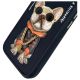 7. Etui Nimmy Glasses Cool Dog na iPhone 16 - czarne