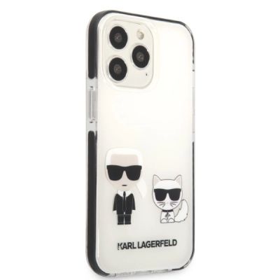 4. Etui Karl Lagerfeld Karl&Choupette na iPhone 13 Pro / iPhone 13 - białe