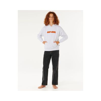 3. Bluza chłopięca RIP CURL Eternal Shred Logo Hood-Boy szara