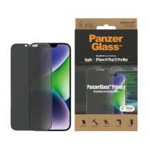 Szkło hartowane PanzerGlass Ultra-Wide Fit antybakteryjne prywatyzujące na iPhone 14 Plus / 13 Pro Max