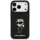 3. Etui Karl Lagerfeld Silicone Karl Sketch & Logo MagSafe na iPhone 17 Pro - czarne