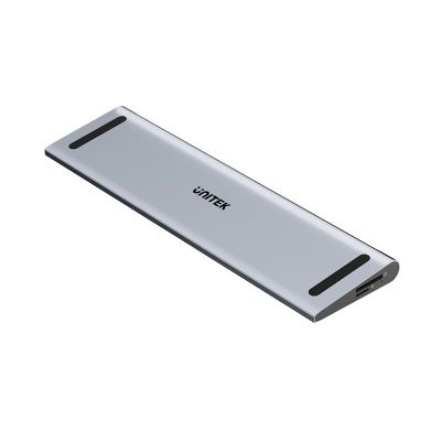 8. UNITEK STACJA DOKUJĄCA KVM 2X HDMI, 1X DP 4K, USBC, MST, HDMI 2.0 Z PODSTAWKĄ
