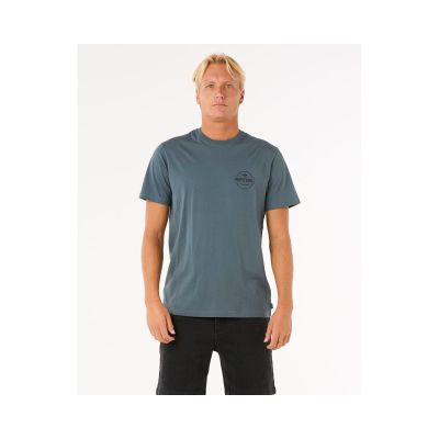 Koszulka RIP CURL Staple Tee turkusowy