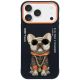 Etui Nimmy Glasses Cool Dog do iPhone 17 Pro Max - czarne