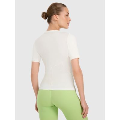 3. Koszulka treningowa slim szybkoschnąca damska 4F 4FWAW25TFTSF1518-12S