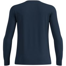 Koszulka termoaktywna z długim rękawem męska Odlo MERINO 160 BL TOP crew neck l/s granatowa   XL